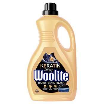 Woolite Keratin Therapy Płyn do prania czerń ciemne kolory jeans 2,7 l (45 prań)