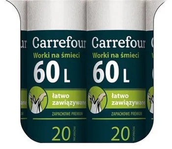 Worek CARREFOUR MC Prem 60 L 