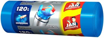 Worek JAN NIEZBĘDNY Easy Pack niebieskie 120l Worki Easy Pack niebieskie 120l