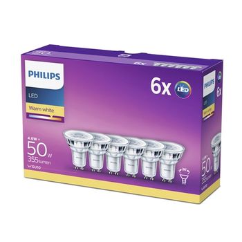Zestaw Żarówek Led PHILIPS GU10 50W 6szt