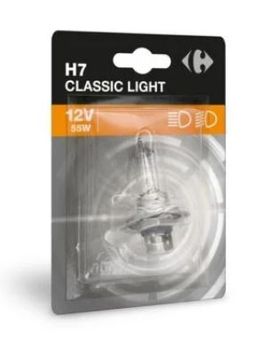 CARREFOUR Żarówka halogenowa 12 V H7  Classic Light 55W