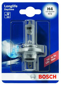 Żarówka halogenowa BOSCH 12V 60/55W H4 Longlife Daytime 1987301054