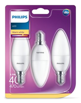 Żarówka Led PHILIPS 5,5W_40W E14 3 szt