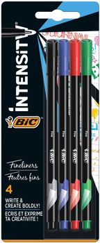 Zestaw cienkopisów BIC Cienkopisy intesity fine classic BL4 