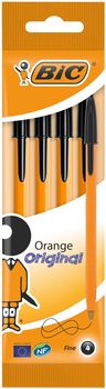 Zestaw długopisów BIC Orange Original Czarny 4 szt. 