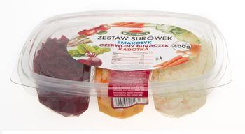 Zestaw surówek 400g SMAKOŁYK+BURACZEK CZERWONY+KAROTKA