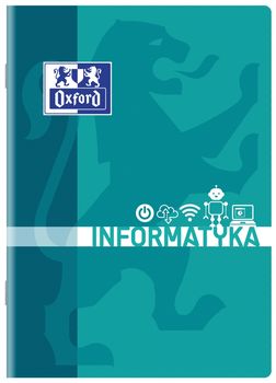 ZESZYT OXFORD INFORMATYKA A5 60 KARTEK KRATKA (mix)