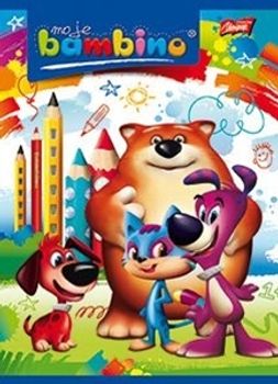 BAMBINO Zeszyt w okładce laminowanej w kratkę A5/16 kratka