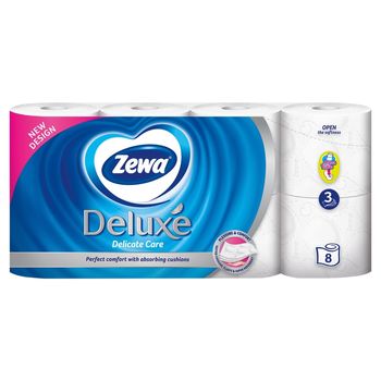 Zewa Deluxe Pure White Papier toaletowy 8 rolek