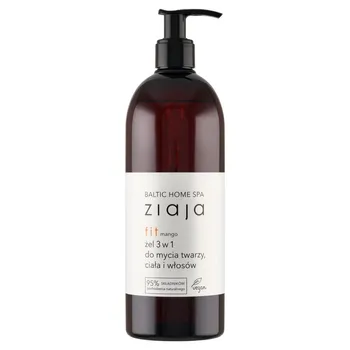 Ziaja Baltic Home Spa fit Żel 3 w 1 do mycia twarzy ciała i włosów mango 500 ml