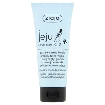Ziaja Jeju Pasta w czarne kropki przeciw zaskórnikom 75 ml