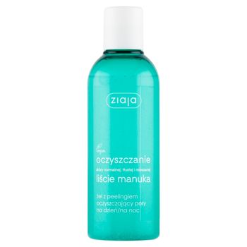 Ziaja Liście Manuka Żel z peelingiem oczyszczający pory na dzień/na noc 200 ml
