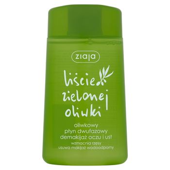 Ziaja Liście zielonej oliwki Oliwkowy płyn dwufazowy demakijaż oczu i ust 120 ml