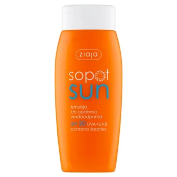 Ziaja Sopot Sun Emulsja do opalania wodoodporna SPF 20 150 ml