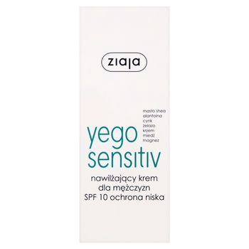 Ziaja Yego Sensitiv Nawilżający krem dla mężczyzn 50 ml