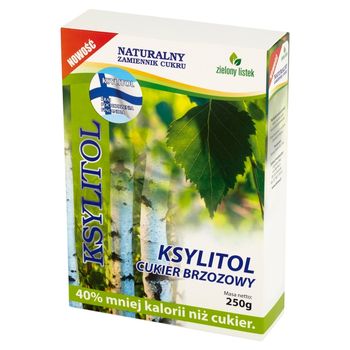 Zielony listek Ksylitol cukier brzozowy 250 g