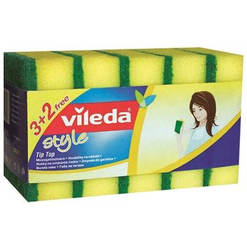 Zmywak z gąbką VILEDA Style 3+2 