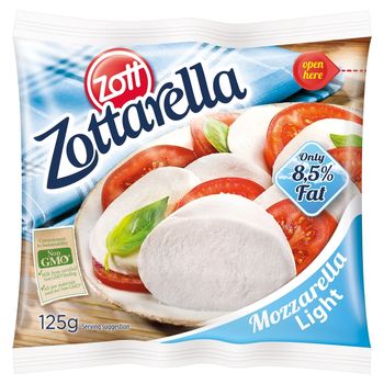 Zott Zottarella Ser Mozzarella Light 125 g