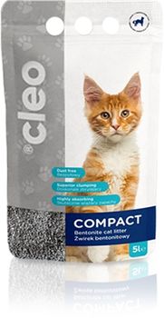 Żwirek Bentonitowy Compact Cleo 5 l