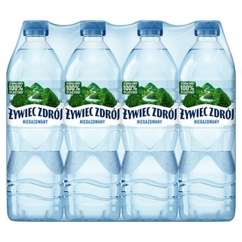 Żywiec Zdrój Niegazowany Woda źródlana 12 x 500 ml