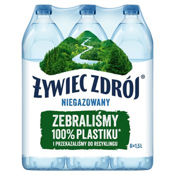 Żywiec Zdrój Niegazowany Woda źródlana 6 x 1,5 l