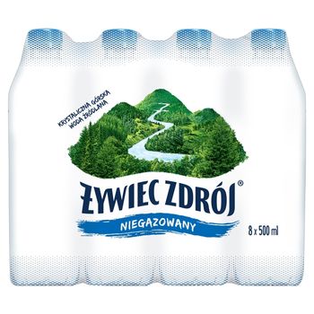 Żywiec Zdrój Niegazowany Woda źródlana 8 x 500 ml