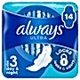 Always Ultra Day & Night (Rozmiar 3) Podpaski Ze skrzydełkami 14 sztuk