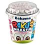 Bakoma Bakuś Milk & Fun Jogurt o smaku waniliowym z piankami 128 g