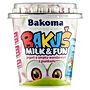 Bakoma Bakuś Milk & Fun Jogurt o smaku waniliowym z piankami 128 g