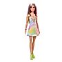 Barbie Fashionistas Lalka Sukienka geometryczny wzór HBV22
