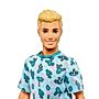 Barbie Ken Fashionistas Lalka Niebieski T-shirt w kaktusy HJT10