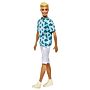 Barbie Ken Fashionistas Lalka Niebieski T-shirt w kaktusy HJT10