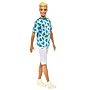 Barbie Ken Fashionistas Lalka Niebieski T-shirt w kaktusy HJT10