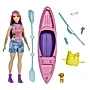 Barbie Zestaw lalka Daisy z kajakiem i pieskiem HDF75