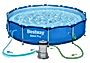Bestway Steel Pro Basen stelażowy ogrodowy z pompą 366 x 76 cm