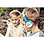 Bezpieczne słuchawki dla dzieci nauszne przewodowe + naklejki