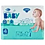 Carrefour Baby Pieluchy dziecięce 4 Maxi 7-14 kg 44 sztuki