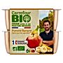 Carrefour Bio Mus jabłkowo-bananowy 400 g (4 x 100 g)