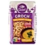 Carrefour Classic Groch żółty łuskany połówki 450 g