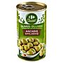 Carrefour Classic Zielone oliwki Manzanilla nadziewane pastą z anchois 350 g