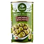 Carrefour Classic Zielone oliwki Manzanilla nadziewane pastą z anchois 350 g