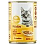 Carrefour Companino Vitalive Karma dla kotów mięsne kawałki w sosie z drobiem 400 g