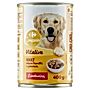 Carrefour Companino Vitalive Karma dla psów mięsne kawałki w galarecie z wołowiną 400 g