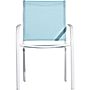 Hyba Light Krzesło ogrodowe niebieskie 66 x 56,5 x 86 cm