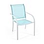 Hyba Light Krzesło ogrodowe niebieskie 66 x 56,5 x 86 cm