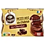 Carrefour Original Petit Pot Deser mleczny ze śmietanką jajami i czekoladą 400 g (4 x 100 g)