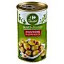 Carrefour Classic Zielone oliwki nadziewane pastą z czerwonej papryki 350 g