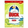 Duck Fresh Discs Lime Zapas krążka żelowego do toalety 72 ml (2 zapasy)