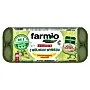Farmio Jaja z wolnego wybiegu od kur karmionych paszą wolną od GMO M 10 sztuk