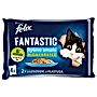 Felix Fantastic Karma dla kotów rybne smaki w galaretce 340 g (4 x 85 g)